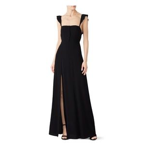 Black Bardot Maxi